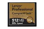 Lexar Professional CompactFlash 512MB, 80X