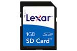 Lexar SD Card, 1GB