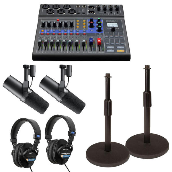 LiveTrak L-8 Streaming / Podcasting Recording Kit | Gotham Sound