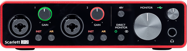 Scarlett 2i2 USB Audio Interface | Gotham Sound