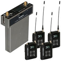 MCR54/MTP60 Four-Channel Wireless System Bundle with Stand-Alone End Plate